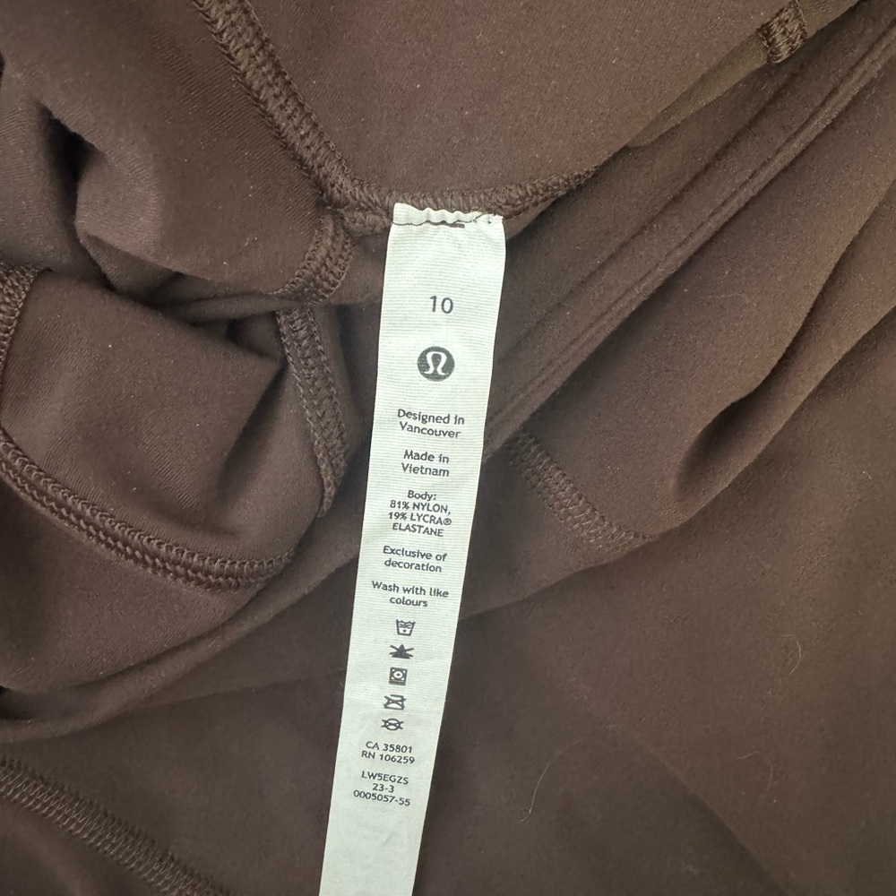 lululemon athletica Women's Wide-Leg Pants in Dark Brown - Picture 11 of 12